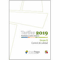 TARIFAS 2019 PREÁMBULO CONTROL DE CALIDAD